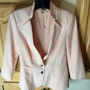 White House Black Market Pale Pink Tailored Women's Blazer
